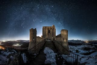 Among the stars and stories Rocca Calascio Night Visit