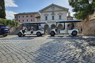 Rome: Catacombs & Appian Way Semi-Private Golf Car Tour