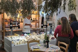 Authentic Italian Aperitivo with Wine, Cheese & Salami
