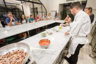 Rome Pasta or Pizza Cooking Class with Gelato & Wine