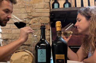 Wine Tasting with Parmesan and Ham Board in Parma