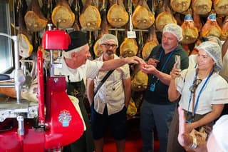 From Bologna: Parma, Parmesan and Ham Tour by Train 1st Class