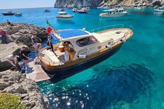 Capri or Amalfi Coast Boat Tour with gozzo 40ft
