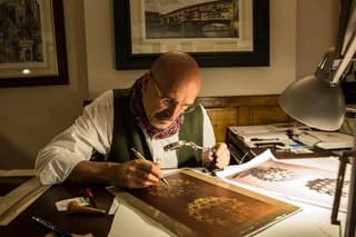 Create Your Own Etching Print in a Florentine Artisan Workshop