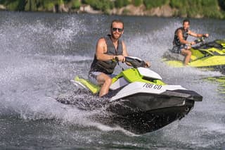 Jet Ski on Lake Como with boating license