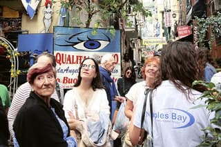 Naples Spanish Quarters Street Art Walking Tour with Street Food