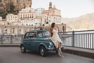 Vintage Fiat500 Amalfi Coast Photo Tour