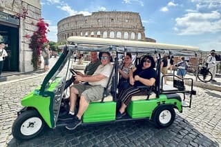 Rome Golf Cart tour for Cruise passengers