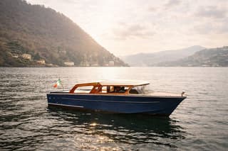 Shared Cruise on Classic Wooden Boat on Lake Como