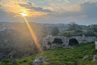 Murgia Materana prehistoric caves and panoramic views of the Sassi