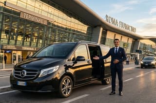 FCO Airport Private Transfer to/from Rome City or Civitavecchia