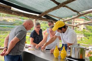 Hike and Harvest Farm to Table Cooking Class in the Amalfi Coast