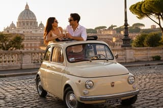 Rome in a Fiat 500: Dolce Vita Tour