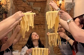 Florence: Fresh Pasta & Tiramisu Cooking Class +Lots of Good Wine