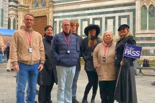 Combo: Accademia + walking + Uffizi Galleries Guided Tour
