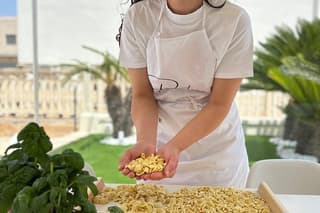 Polignano Experience from Bari boat cruise and Cooking Class