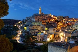 Matera by Night Private Tour from Ostuni & Optional Tuk-Tuk Ride
