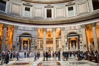 Beautiful Pantheon Prority entrance