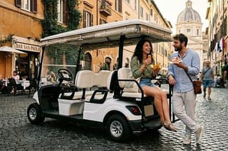 Golf Cart Highlights of Rome - Private - with pickup