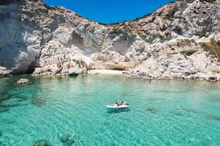 Inflatable Boat Tour in the Gulf of Angels with Snorkeling and Aperitif