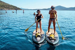 Alghero: SUP tour in the park of Porto Conte with aperitif