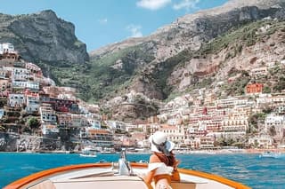 Private boat tour of Positano and Amalfi coast from Capri