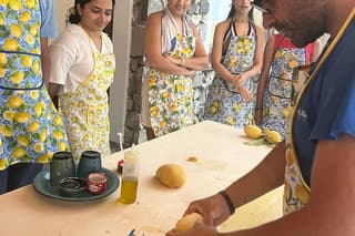 Prepare Parmesan Ravioli and Tiramisu with a visit to the farm