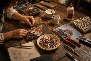 Create a Miniature Dome Souvenir in Florence with Local Artisan