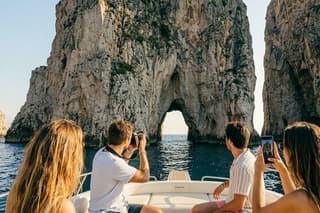 Private Capri Boat Tour with Faraglioni & Blue Grotto