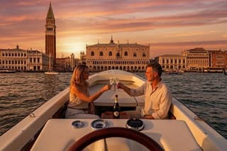 Murano Burano and Northern Lagoon Private Tour with Aperitif by Boat