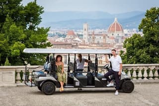 Florence Golf Cart Tour Piazzale Michelangelo Panoramic Views