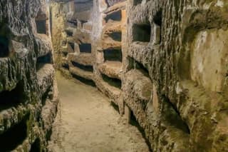Rome: Catacombs Underground & Colosseum Small Group Tour