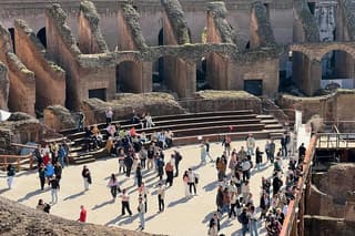 Colosseum Only Arena Floor and Mamertine Prison Guided Tour