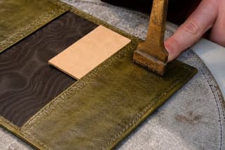 Leather Passport Holder Workshop in Florence Historic Centre