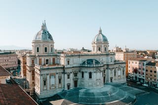 Santa Maria Maggiore Entrance with Panoramic 360° Dome Entry