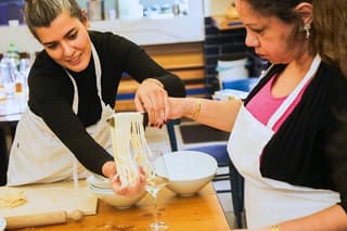 Rome Cooking Class with Pasta Tiramisu and Prosecco