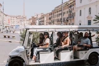 1 Hour Electric Golf Cart Rome highlights Tour