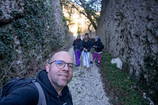 Walking tour on the Old Railway Spoleto Norcia
