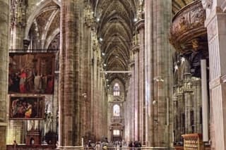 Milan Cathedral Admission Fast Track Ticket rooftop with stairs