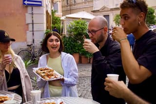 Rome Trastevere Food Walking Tour with Pasta and Wine