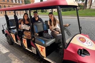 Rome Golf Cart Tour with Multilingual Audio Guide