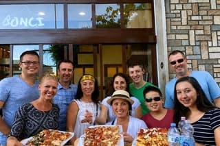 Rome Gourmet Food Tour by the Vatican with Free Flowing Fine Wine