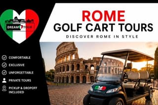 Golf Cart Rome Dream Tour semi-private