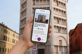 Parma Self Guided Walking Tour Painted Skies with Audio and Quiz