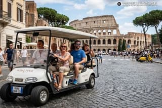 Explore Rome on a golf car tour