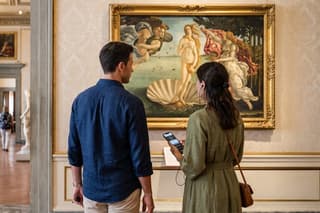 Uffizi Gallery Reserved Entry Ticket with Audio Guide App