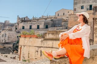 Iconic Private Matera Photo Shoot with Local Photographer