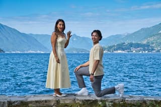 Surprise Proposal photos on Lake Como