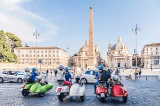 Rome Sidecar Experience with Panoramic Views and Local Tastes