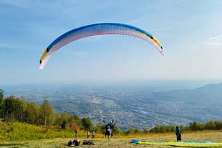 Tandem Paragliding Tourist Flights in Piedmont
